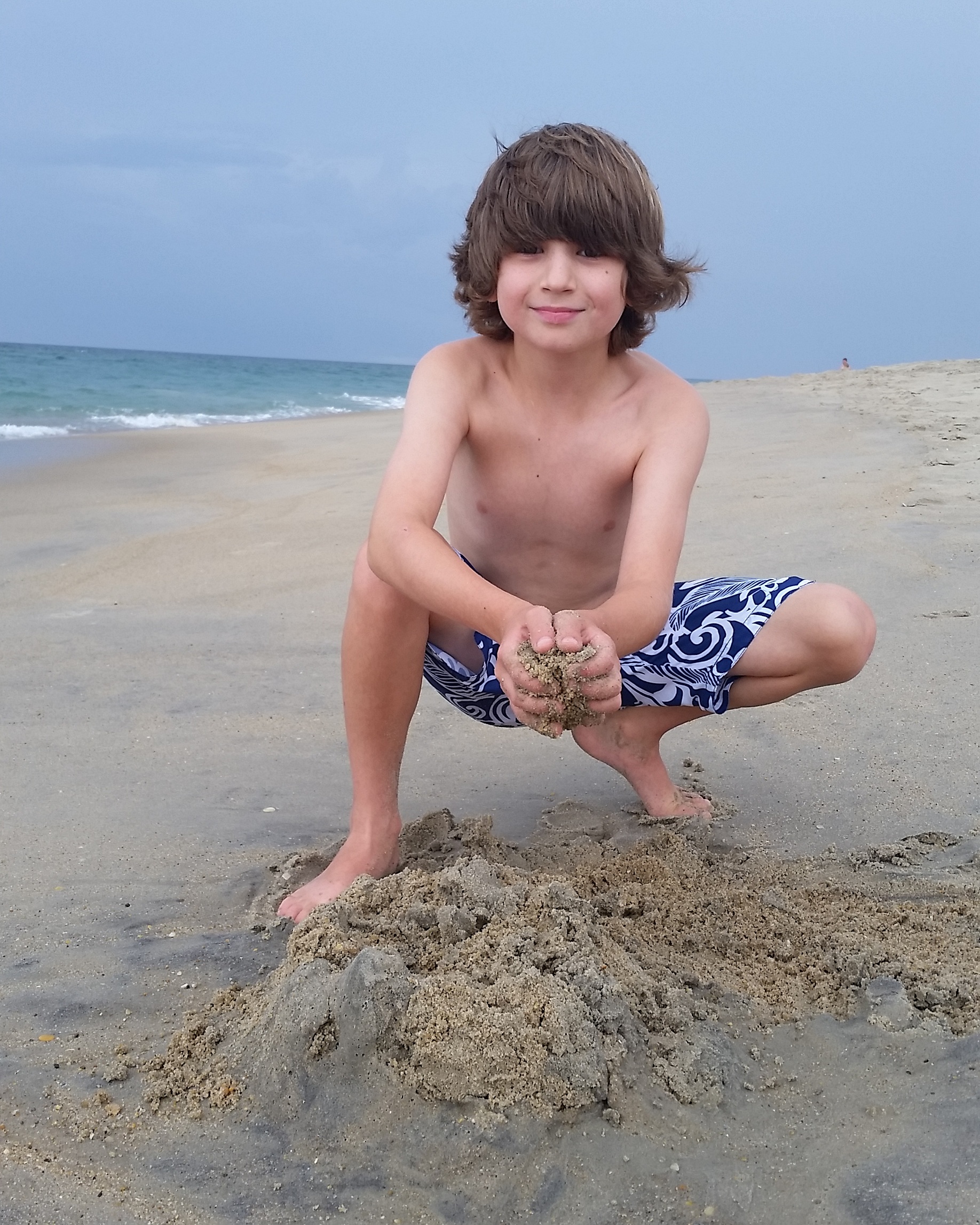 ethan on the beach