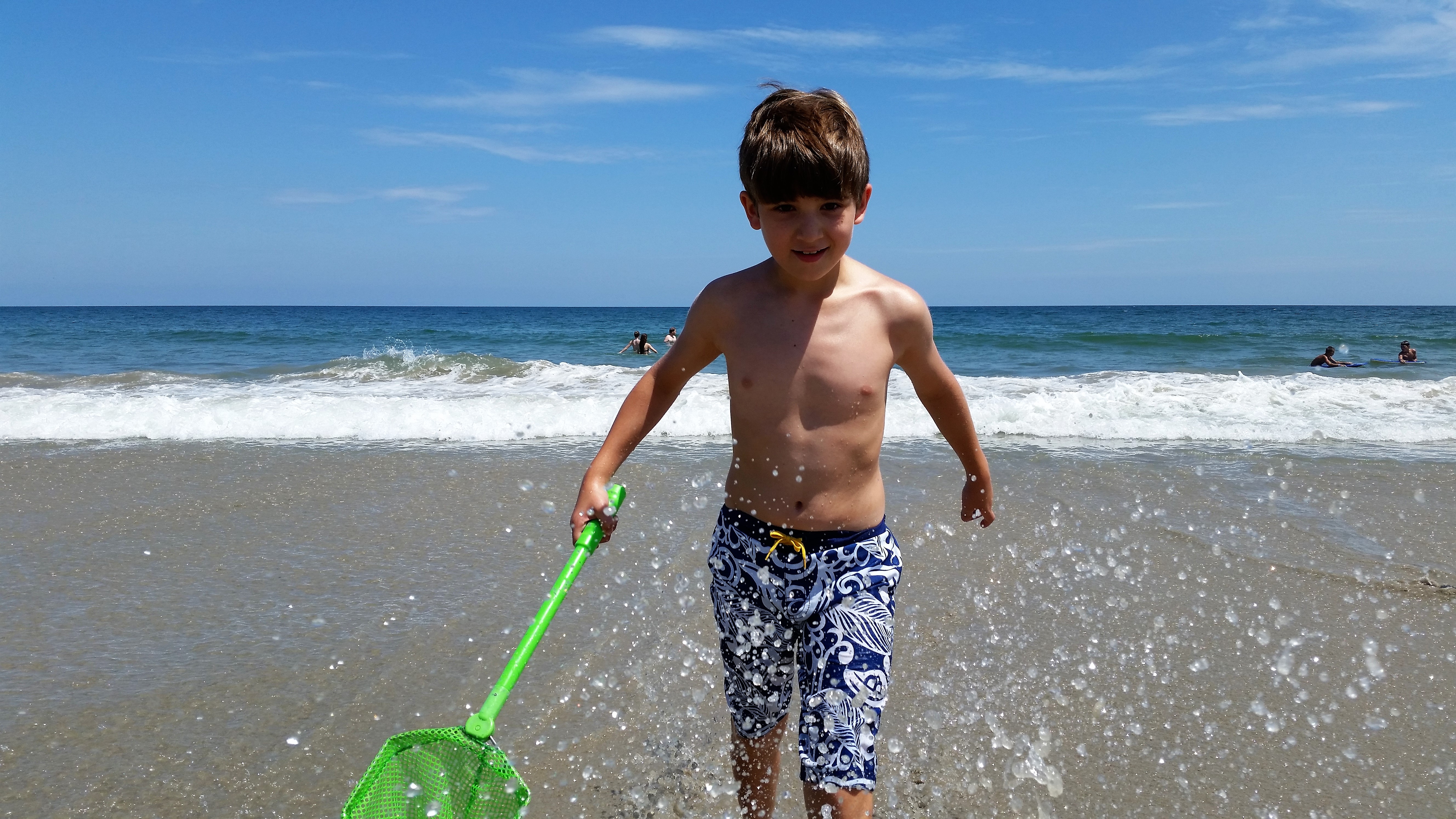 ethan at beach