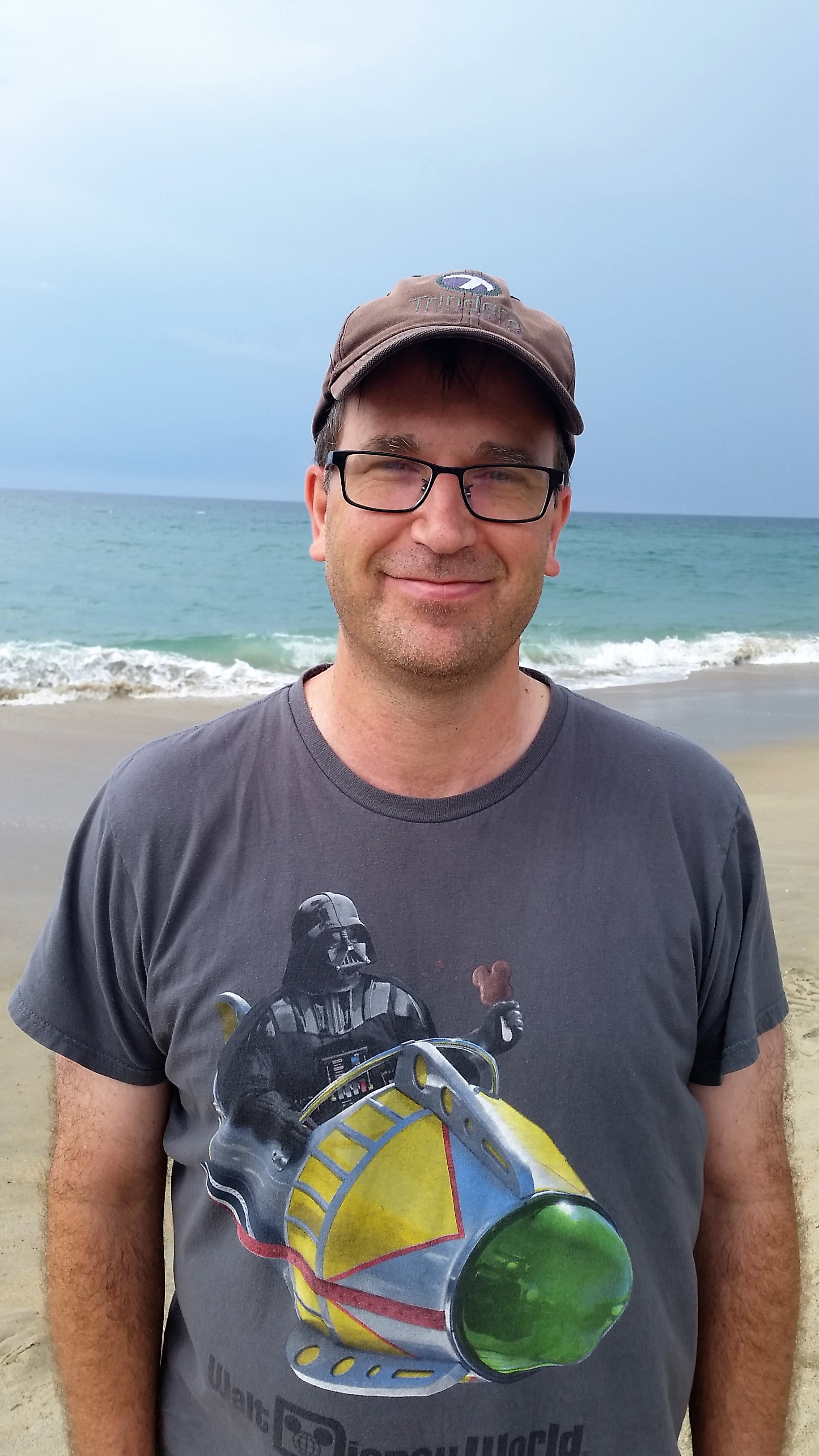 steve on the beach